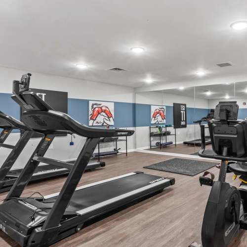 Fitness center at Stanton Park Apartments in Atlanta, Georgia