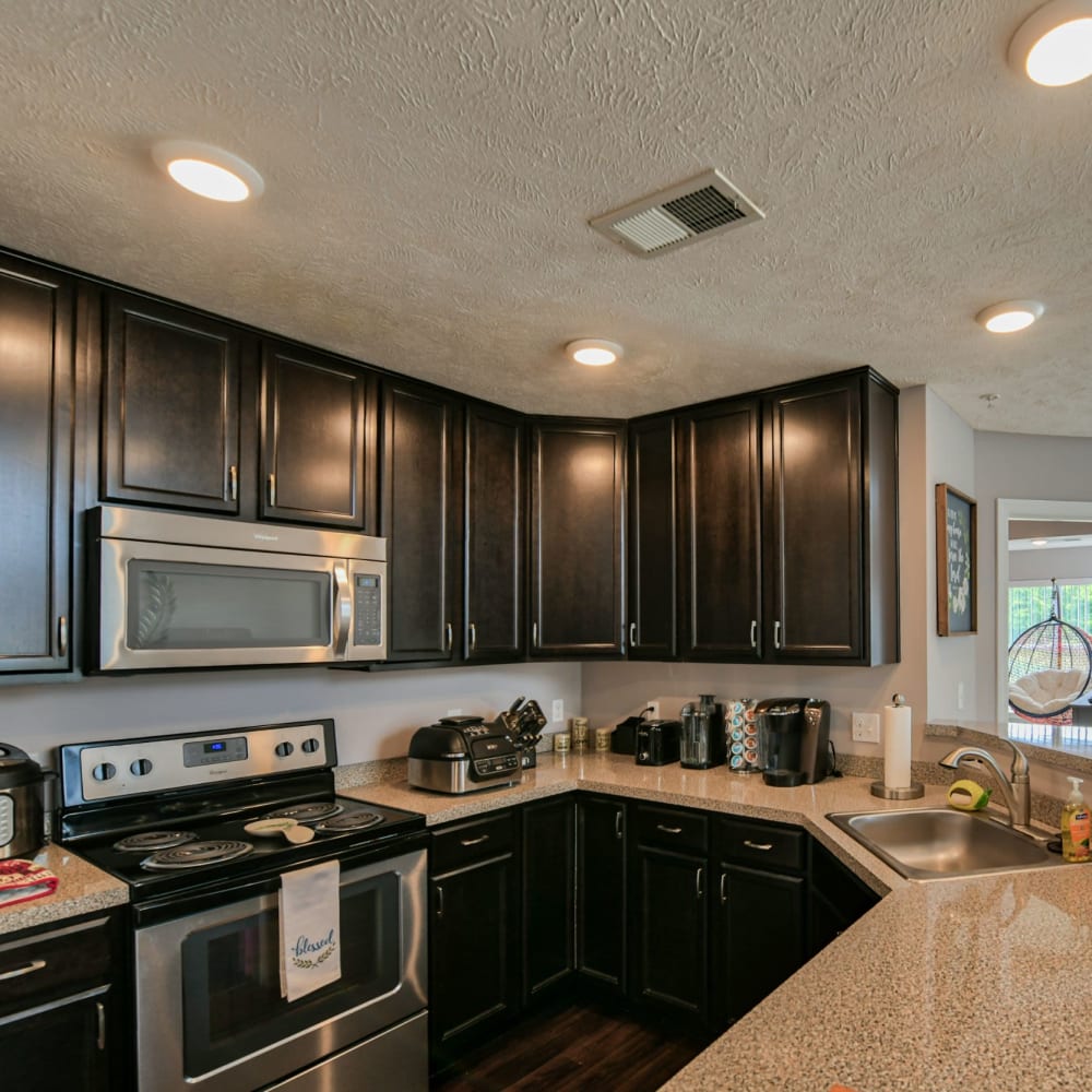 Well-equipped kitchen at Clinton Lake, Clinton, Pennsylvania