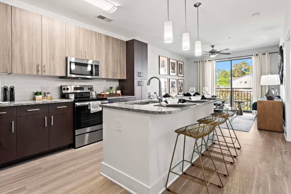 Spacious Kitchens at The Margo in Sandy Springs, Georgia