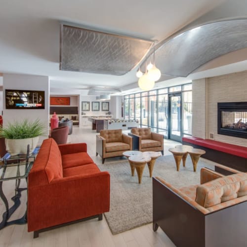 Front lobby at Solaire 10914 Georgia in Silver Spring, Maryland