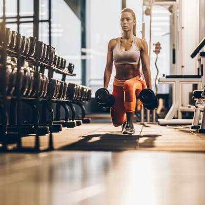 Exercise equipment at Miramar Milcon in San Diego, California