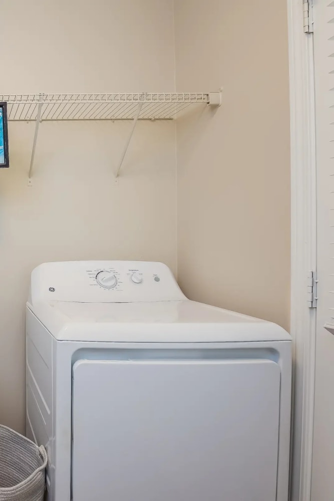 Full-size in-unit washer and dryer at Avalon II Apartments in Charleston, South Carolina