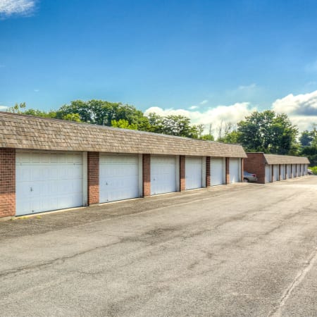 extra storage space and garages at Kimbrook Manor