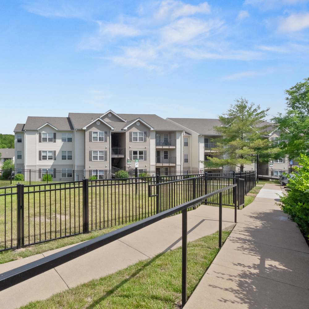 Apartment exterior view at Vida Apartments in St. Charles, Missouri