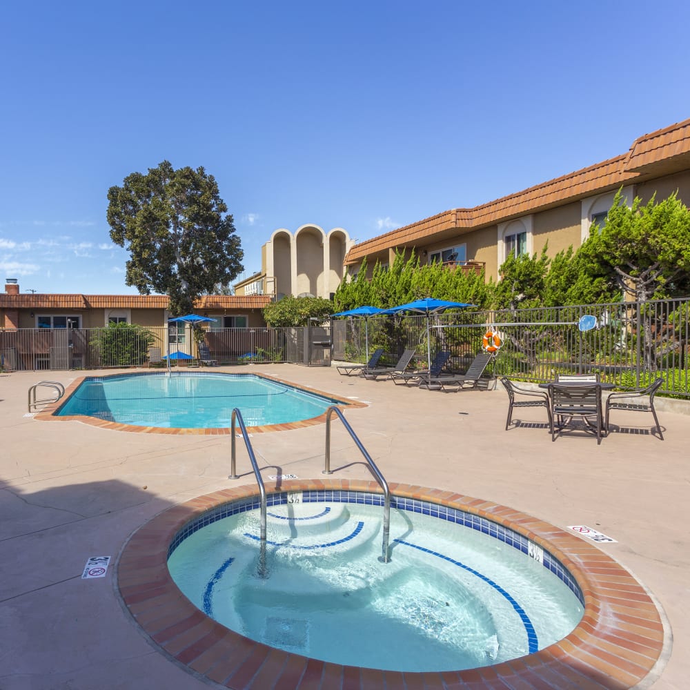 Hot tub at Volterra at La Mesa in La Mesa, California