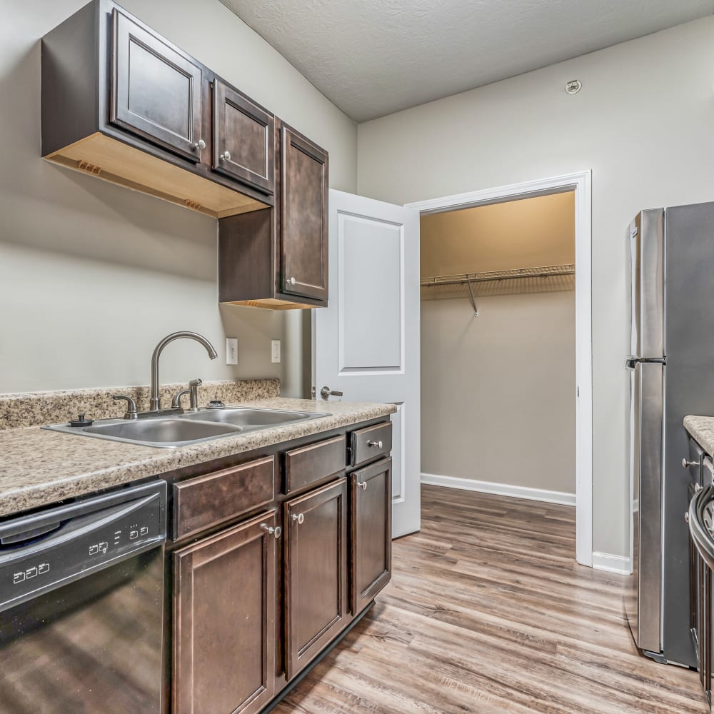 Kitchen at 5700 Madison, Indianapolis, Indiana