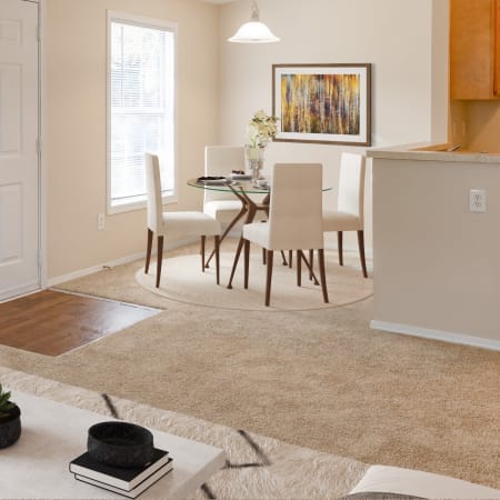 Kitchen and dining area at The Meadows