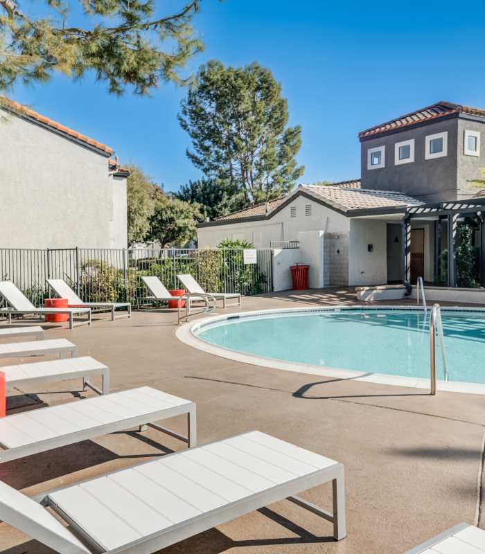 Swimming pool at The Villas at Rowland Heights in Rowland Heights, California