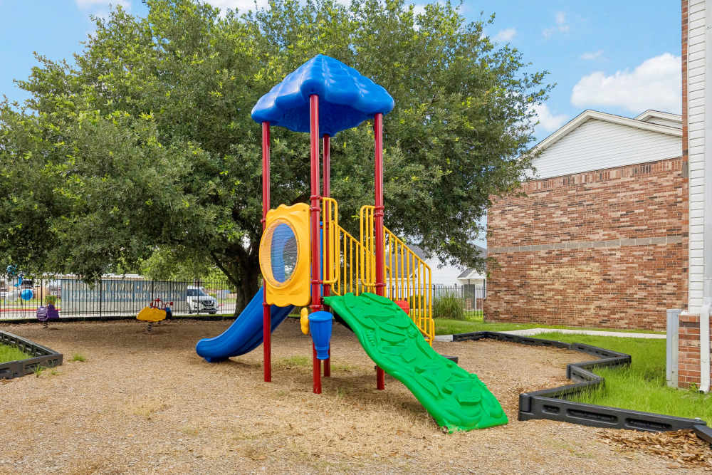 Playground at Meadowbrook Plaza in Houston, Texas