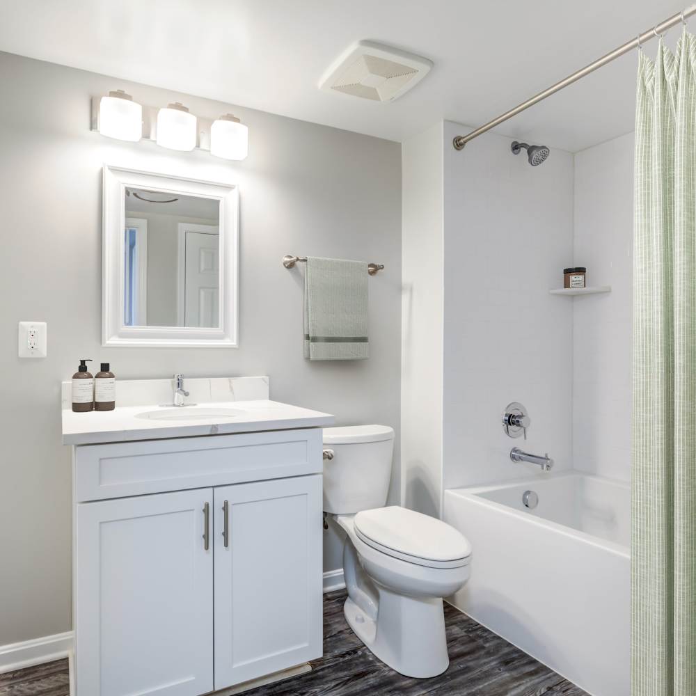 Bathroom with vanity unit at Chase Heritage in Sterling, Virginia