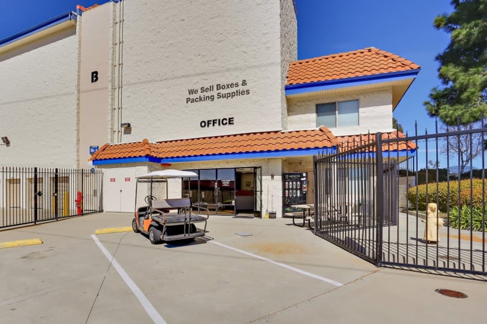 The exterior of A-1 Self Storage in Oceanside, California