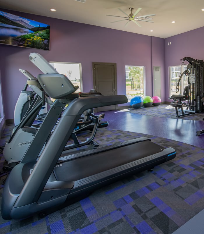 Gym at Cottages at Crestview in Wichita, Kansas