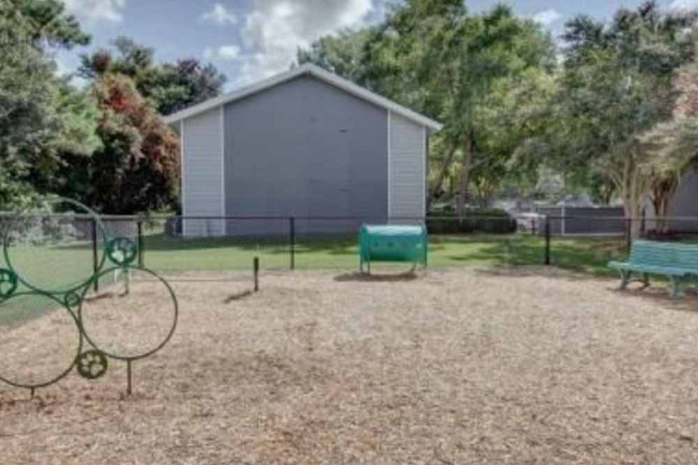 Dog park at Parish Place in Mount Pleasant, South Carolina