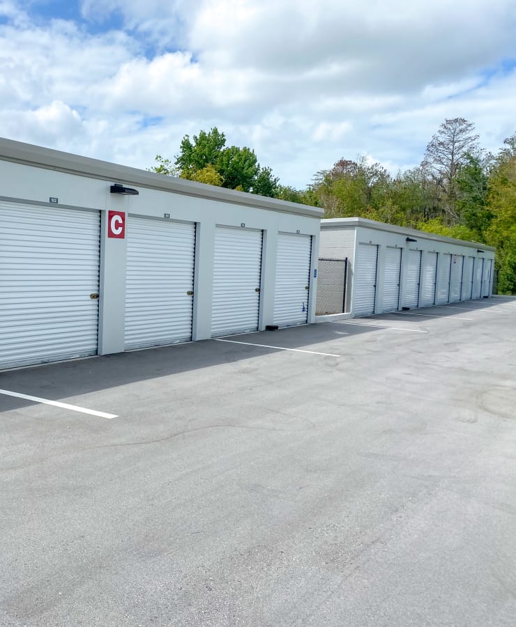 Outdoor units at StorQuest Self Storage in Tarpon Springs, Florida