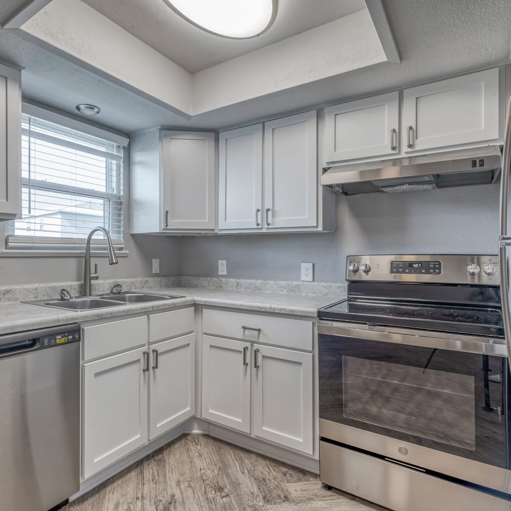 Kitchen at Bayside Villas in Panama City, Florida