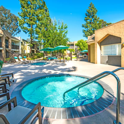 Spa area at Sofi Poway in Poway, California