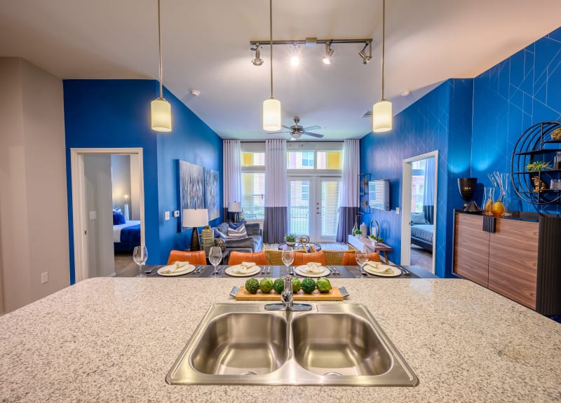 Open kitchen at Aspire at 610 in Houston, Texas