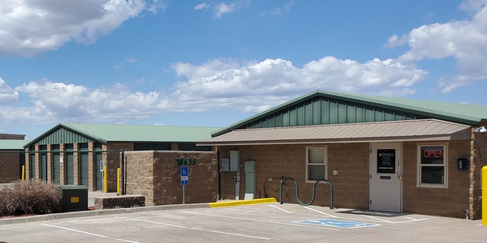 Exterior of StorQuest Self Storage in Parker, Colorado