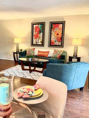 Modern Apartment interiors at The Abbey at Copper Creek in San Antonio, Texas