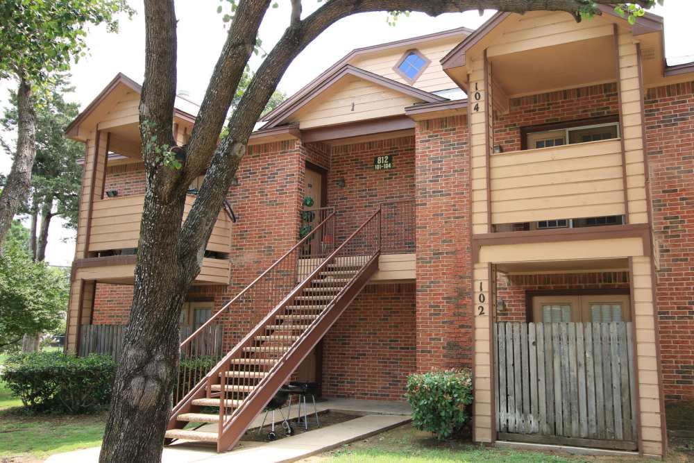 Property exterior at Stadium West Apartments in Arlington,Texas