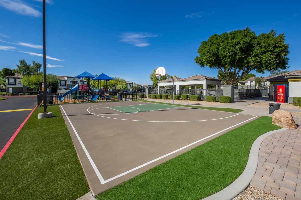Basketball court at Tamarron.