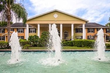 Front Entrance at Grand Villa of Delray East in Delray Beach, Florida
