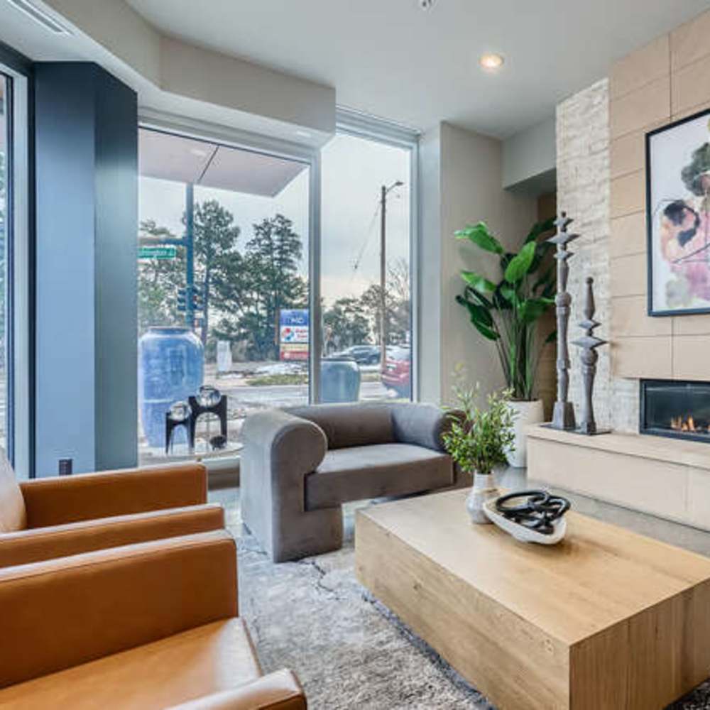 Living room area at The View at Wash Park in Denver, Colorado
