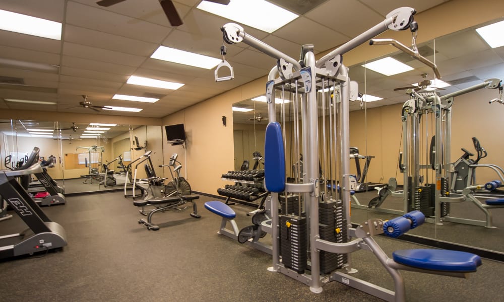 Gym at The Mark Apartments in Ridgeland, Mississippi