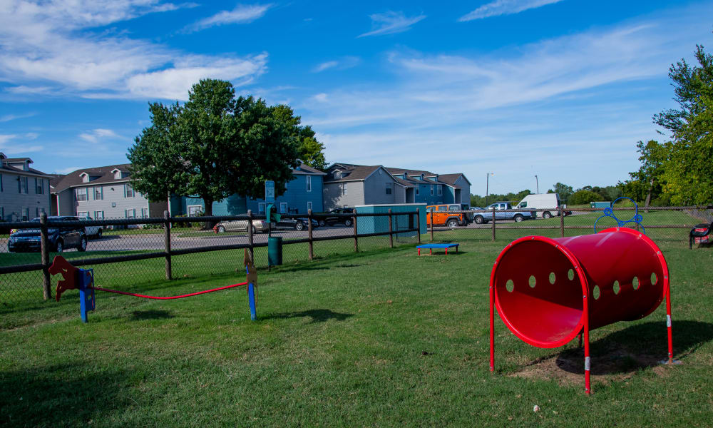 Dog park at Tammaron Village Apartments in Oklahoma City, Oklahoma