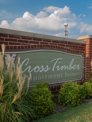 Sign at Cross Timber in Oklahoma City, Oklahoma