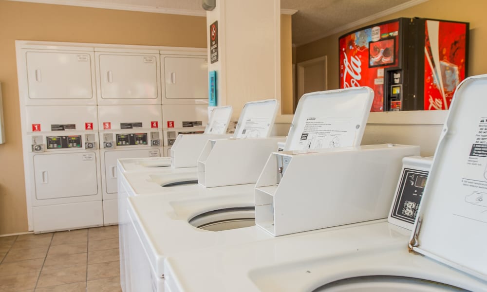 Laundry room at The Mark Apartments in Ridgeland, Mississippi