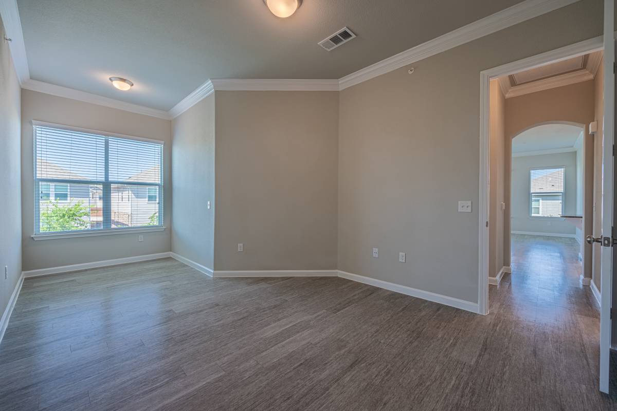 Hardwood-style flooring at Century Travesia in Austin, Texas