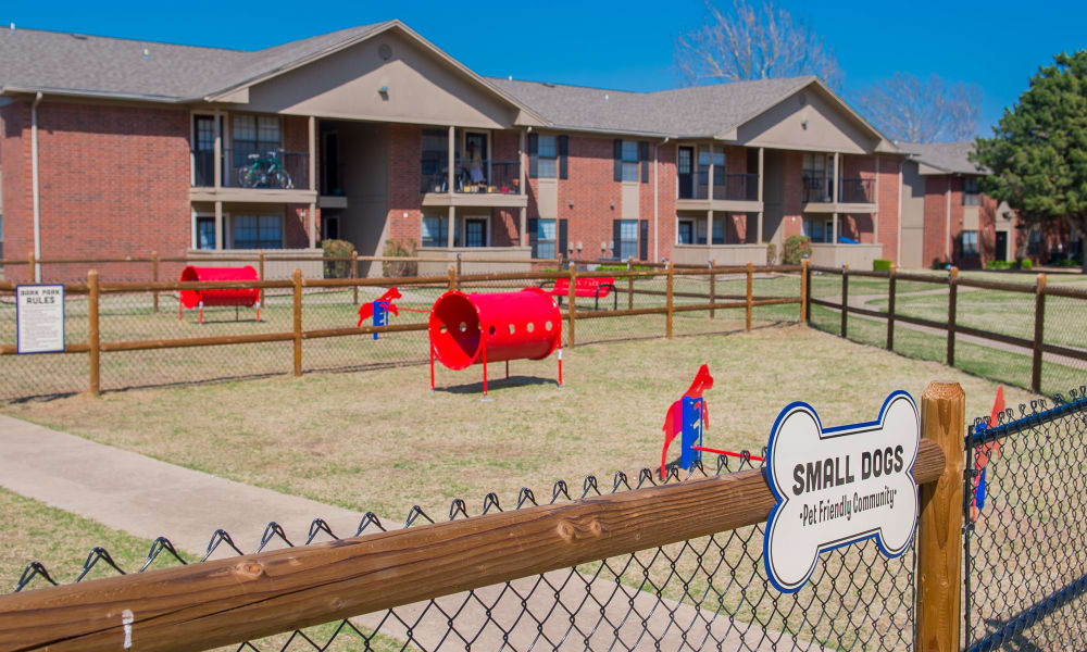 Pet Park at Waters Edge in Oklahoma City, Oklahoma