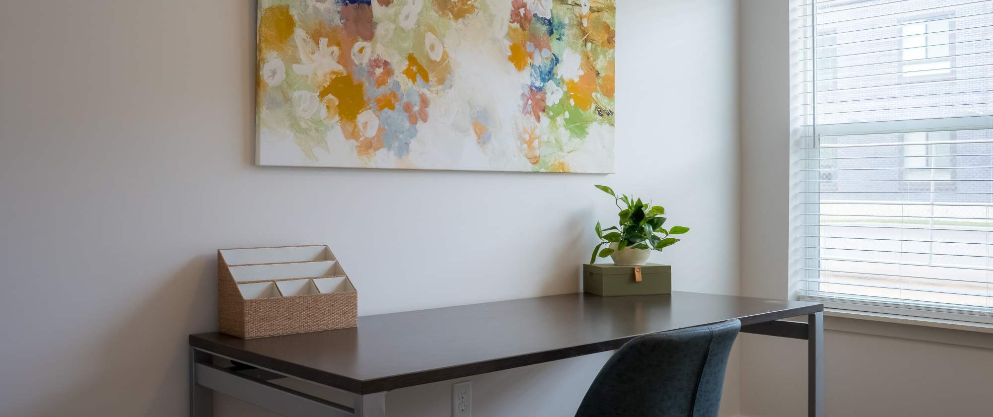 Comfortable study at Factory 52 Apartments & Townhomes in Norwood, OH