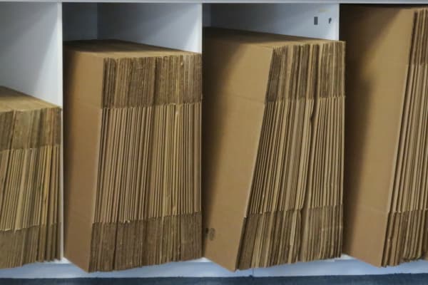 Storage boxes for sale at Self Storage Plus in Gambrills, MD