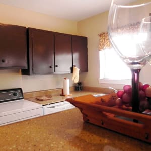 Fully equipped kitchen at Estancia Hills in Dallas, Texas