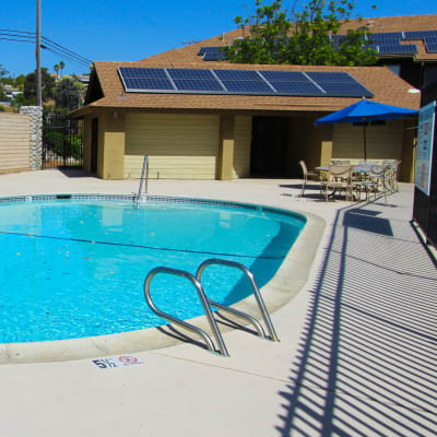 Swimming pool at Home Terrace in San Diego, California