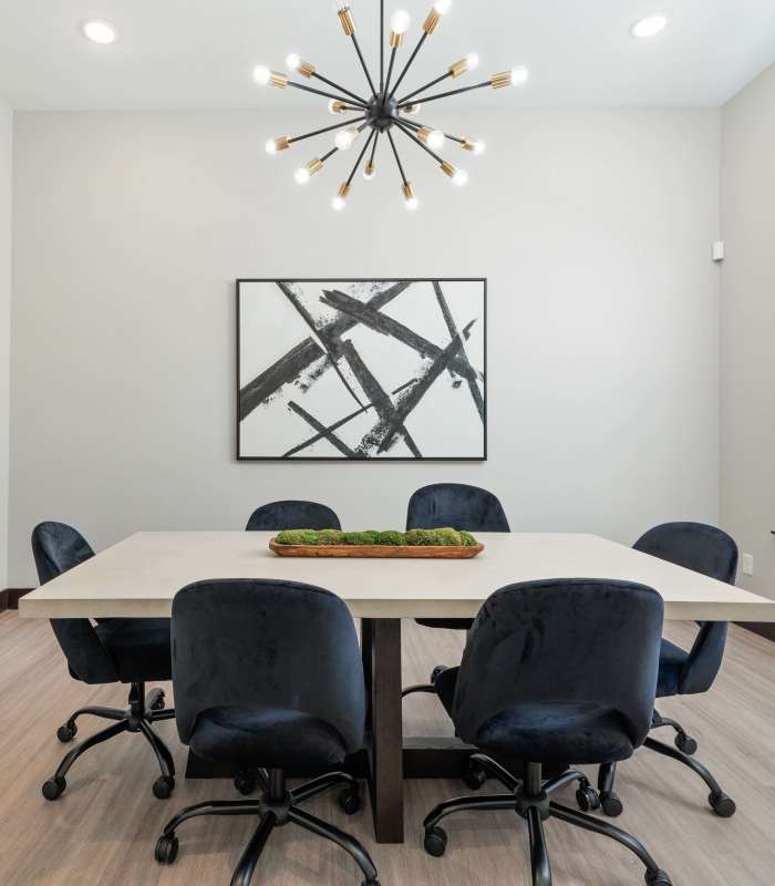 Professional business center at The Janson in Del Valle, Texas