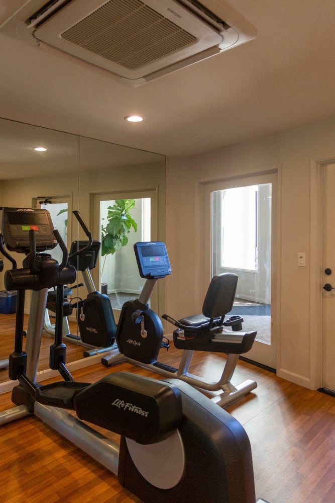 Cardio room at Volterra at La Mesa in La Mesa, California