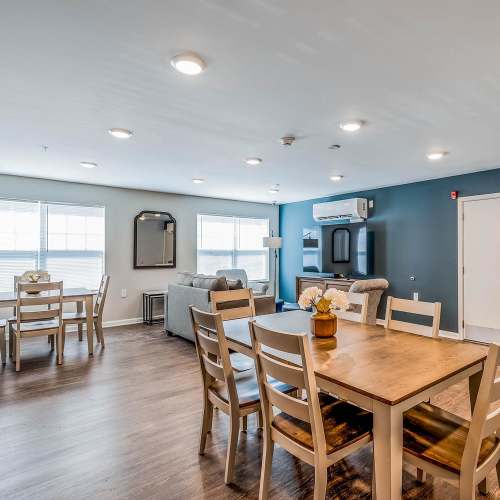 Community room at Owens Greene in Wheeling, West Virginia