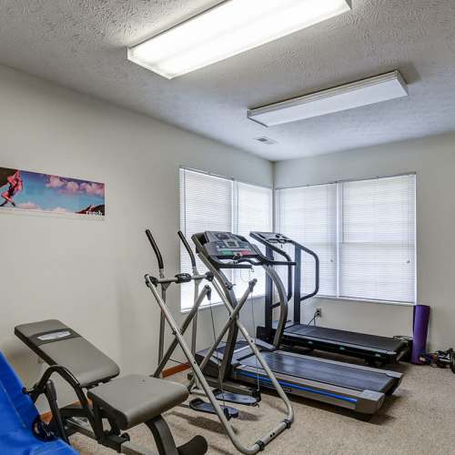 Fitness center at Oakmont Greene I in Mount Hope, West Virginia