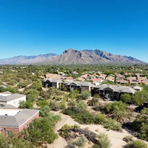 Aerial view of the apartments at Tierra Vida in Tucson, Arizona