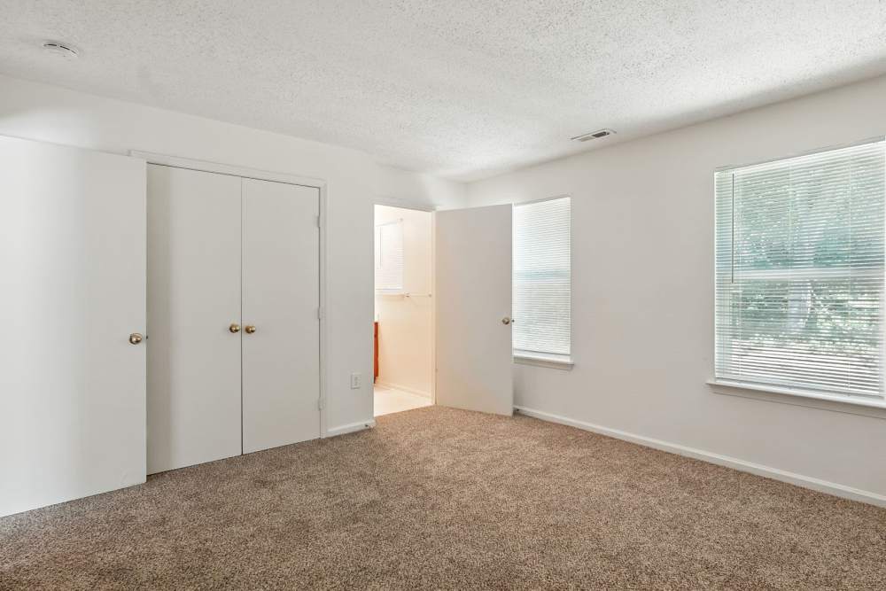 Fully furnished bedroom at Monmouth Woods in King George,Virginia