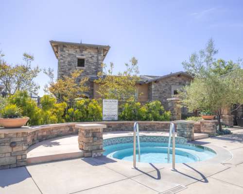 Hot tub at Hollister Village Apartment Homes, Goleta, California