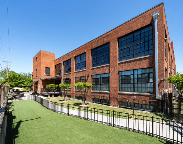 Building exterior at The Cotton Mill Lofts, Roanoke, Virginia