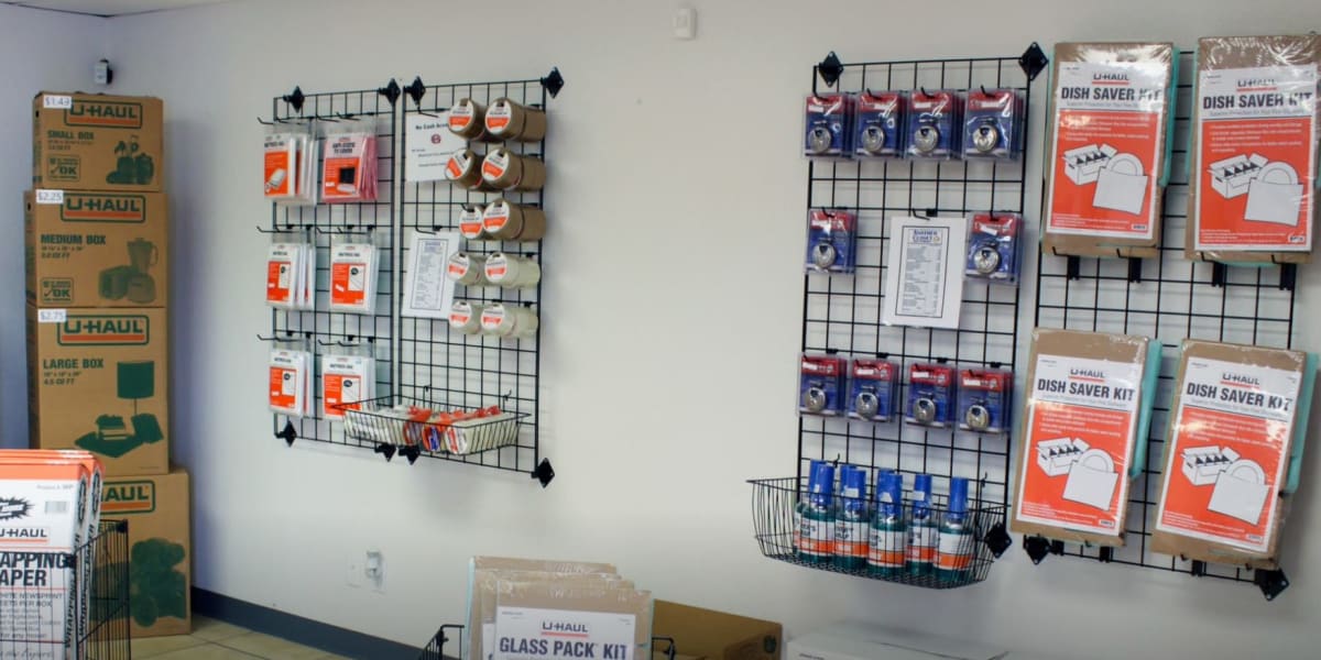 Packing supplies available at Another Closet Storage in San Marcos, Texas