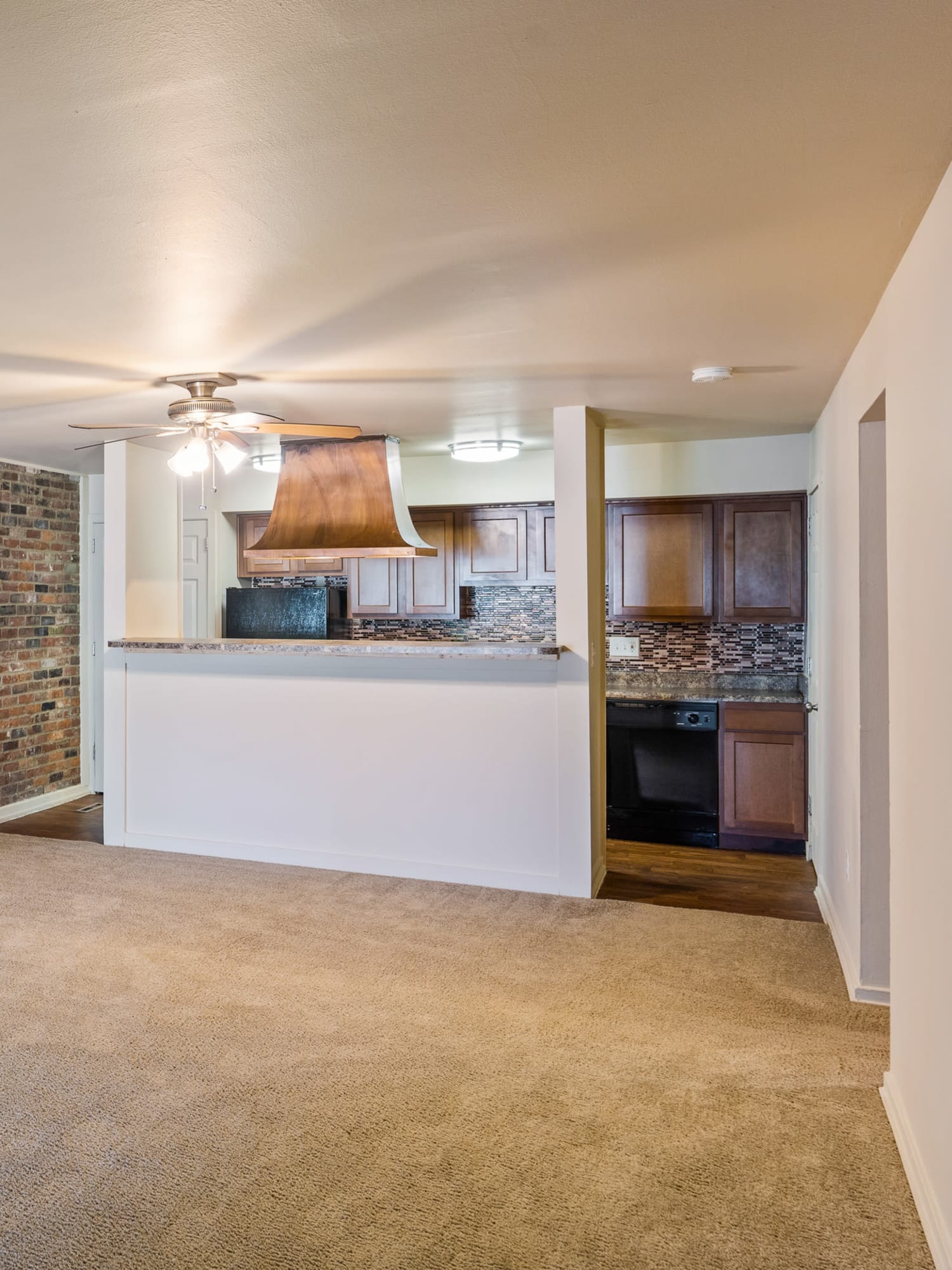 Model bedroom at Thirty43 by the Greene in Kettering, Ohio