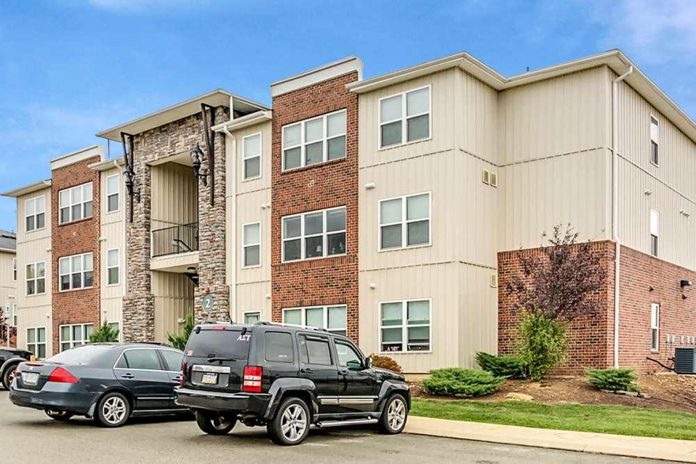 Building exterior at Traverse Commons in Indiana, Pennsylvania