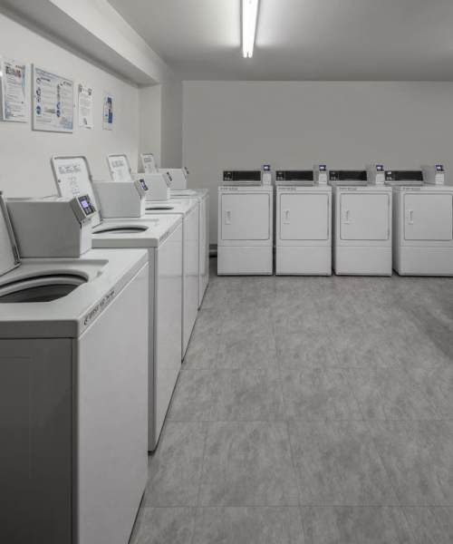 Laundry facility at Schroeder Square Apartments in Madison, Wisconsin