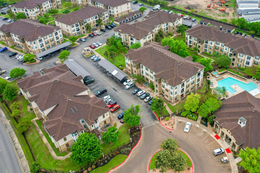 Aerial View of Property at Broadstone Grand Avenue in Pflugerville, Texas